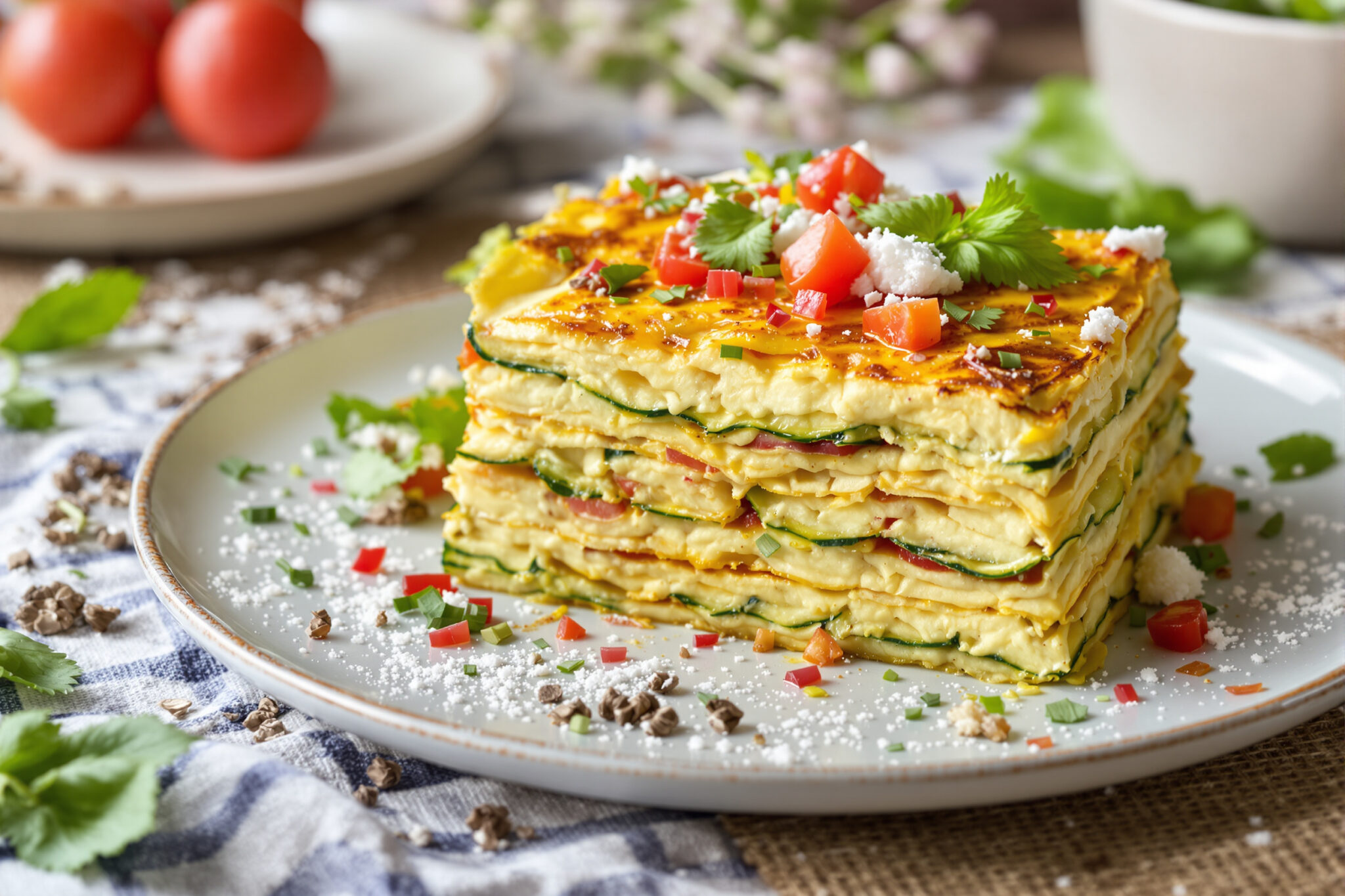 Tian de courgettes façon millefeuille : la recette visuelle qui ...