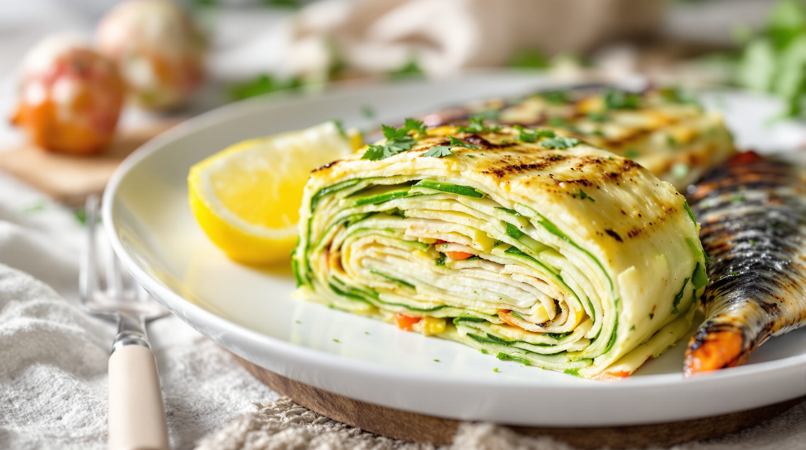 découvrez la recette visuelle du tian de courgettes façon millefeuille, un plat gourmand et coloré qui épatera vos invités à coup sûr !