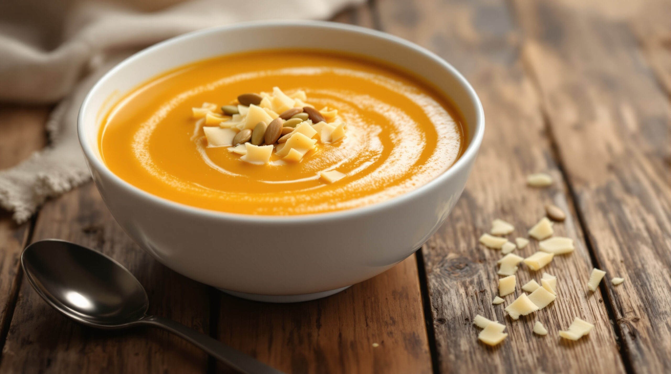 découvrez notre recette de velouté de potimarron rôti ultra crémeuse, parfaite pour réchauffer vos soirées d'automne avec douceur et saveurs délicates.