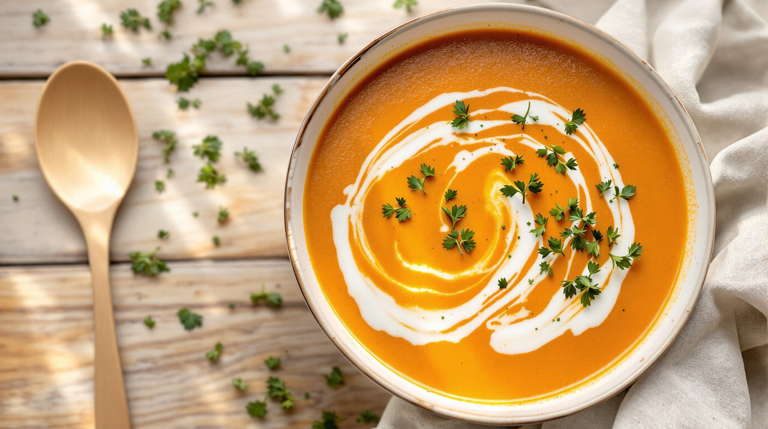 découvrez notre recette ultra crémeuse de velouté de potimarron rôti, parfaite pour réchauffer vos repas d'automne avec douceur et saveurs.